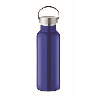 Isolierflasche doppelwandig blau 500ml