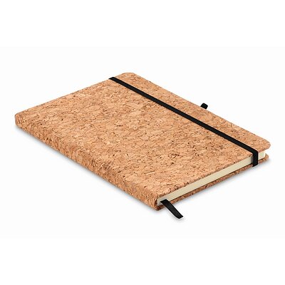Note Book schwarz im Kork-Dekor