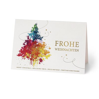 Mulitcolor (internationale Weihnachtskarte)