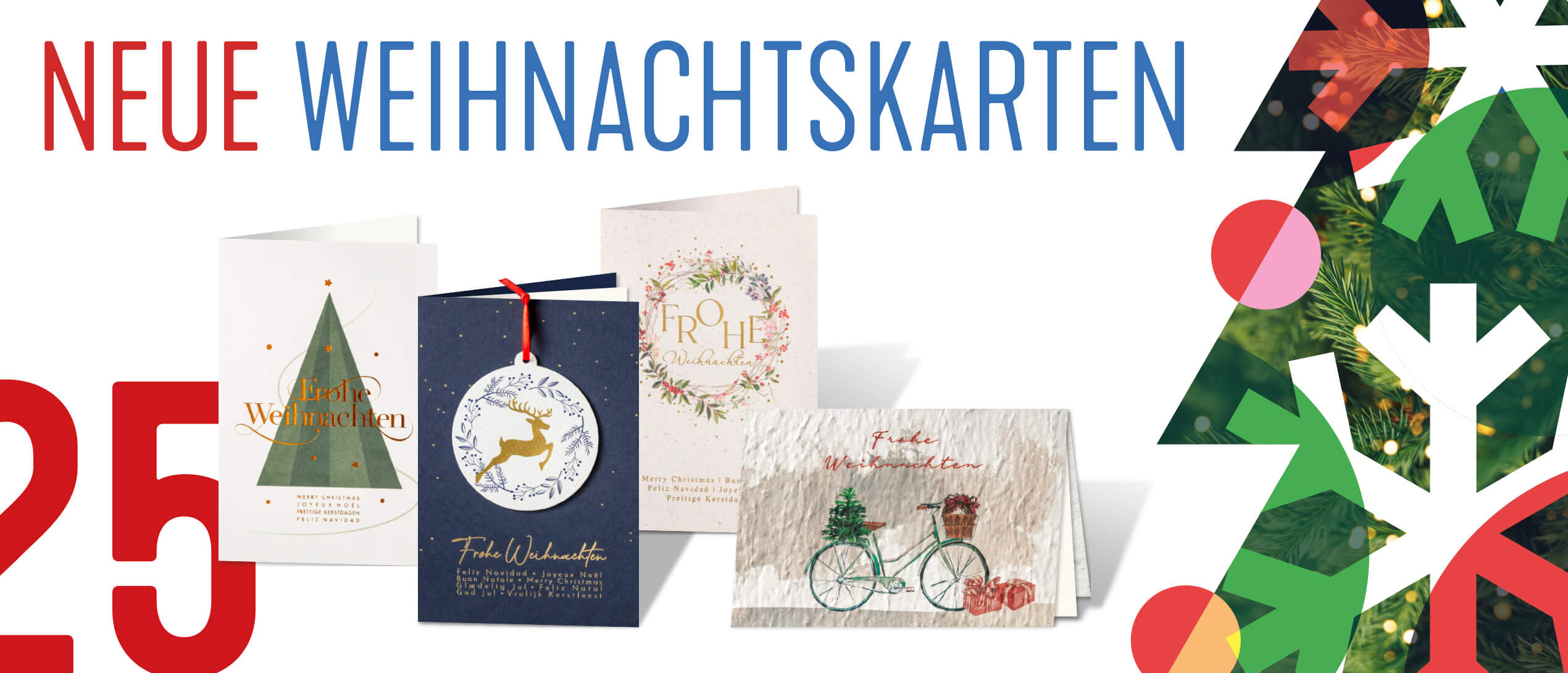 Neue Weihnachtskarten-Kollektion 2026